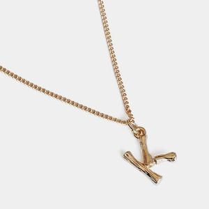 Letter "K" Pendant Necklace